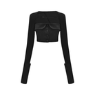 itsy spaghetti-detail crop top & skirt matching set (PRE-ORDER at 20th March) - itsy, it¡®s different