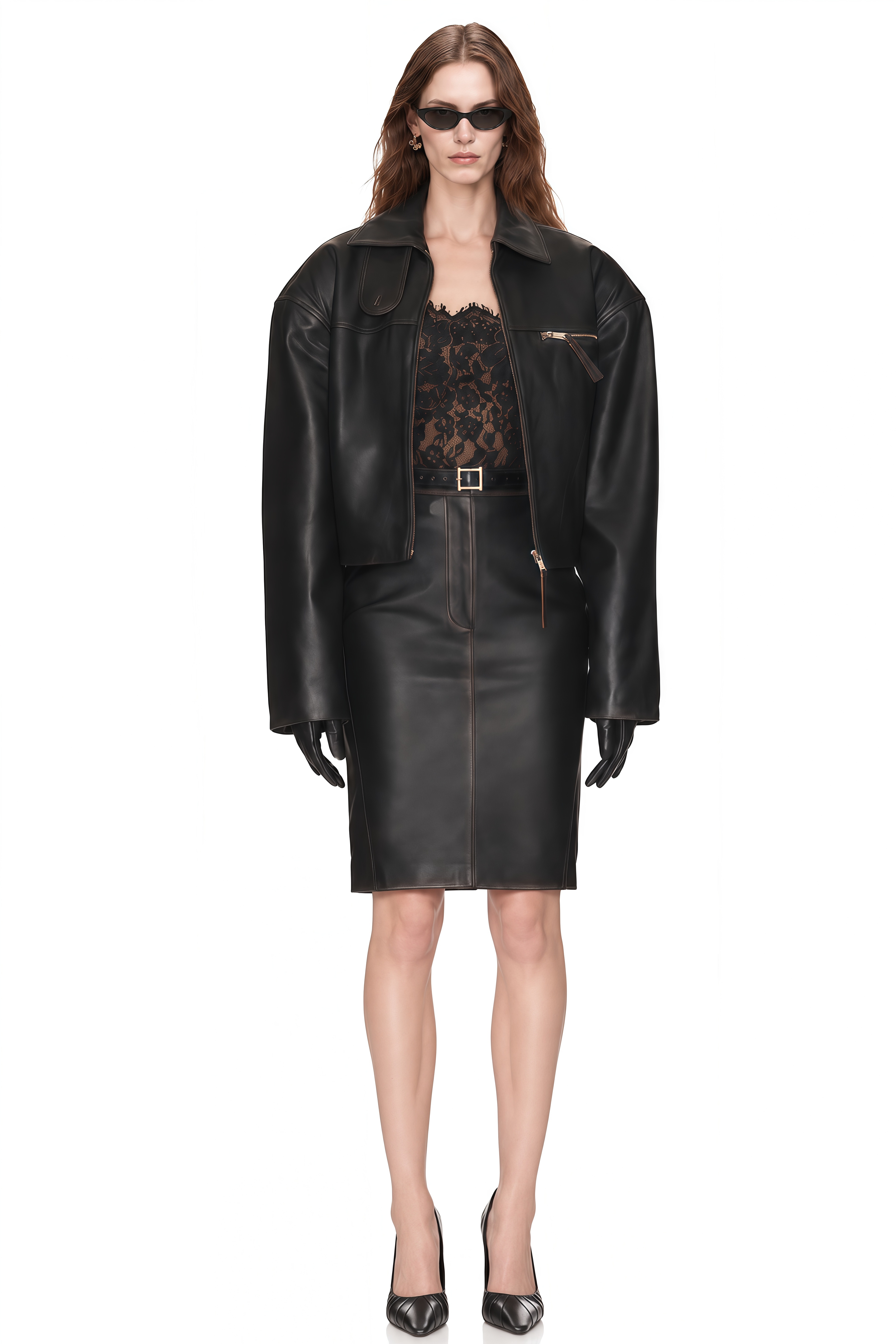 Bronte Black Long Sleeves Zipped Jacket