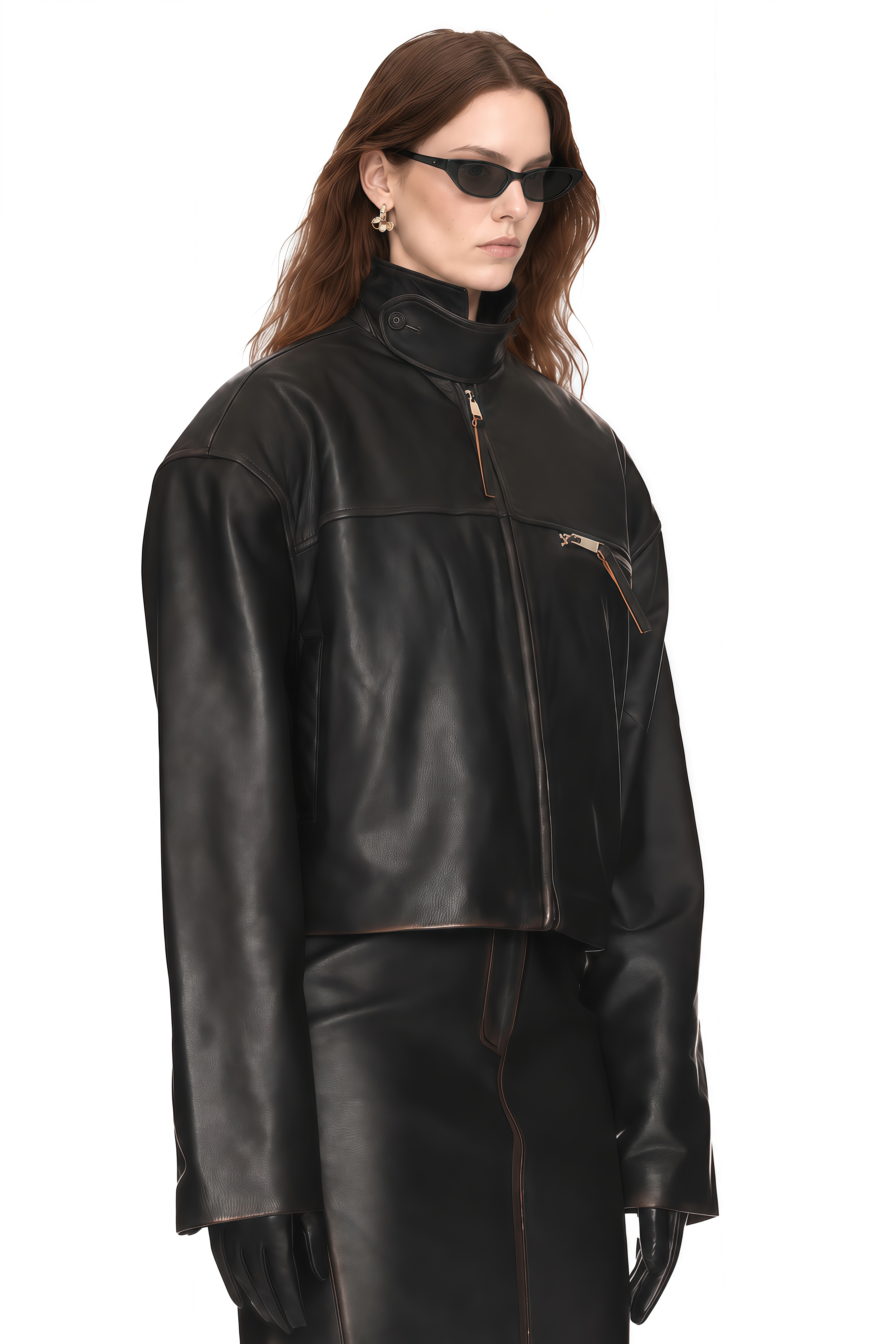 Bronte Black Long Sleeves Zipped Jacket