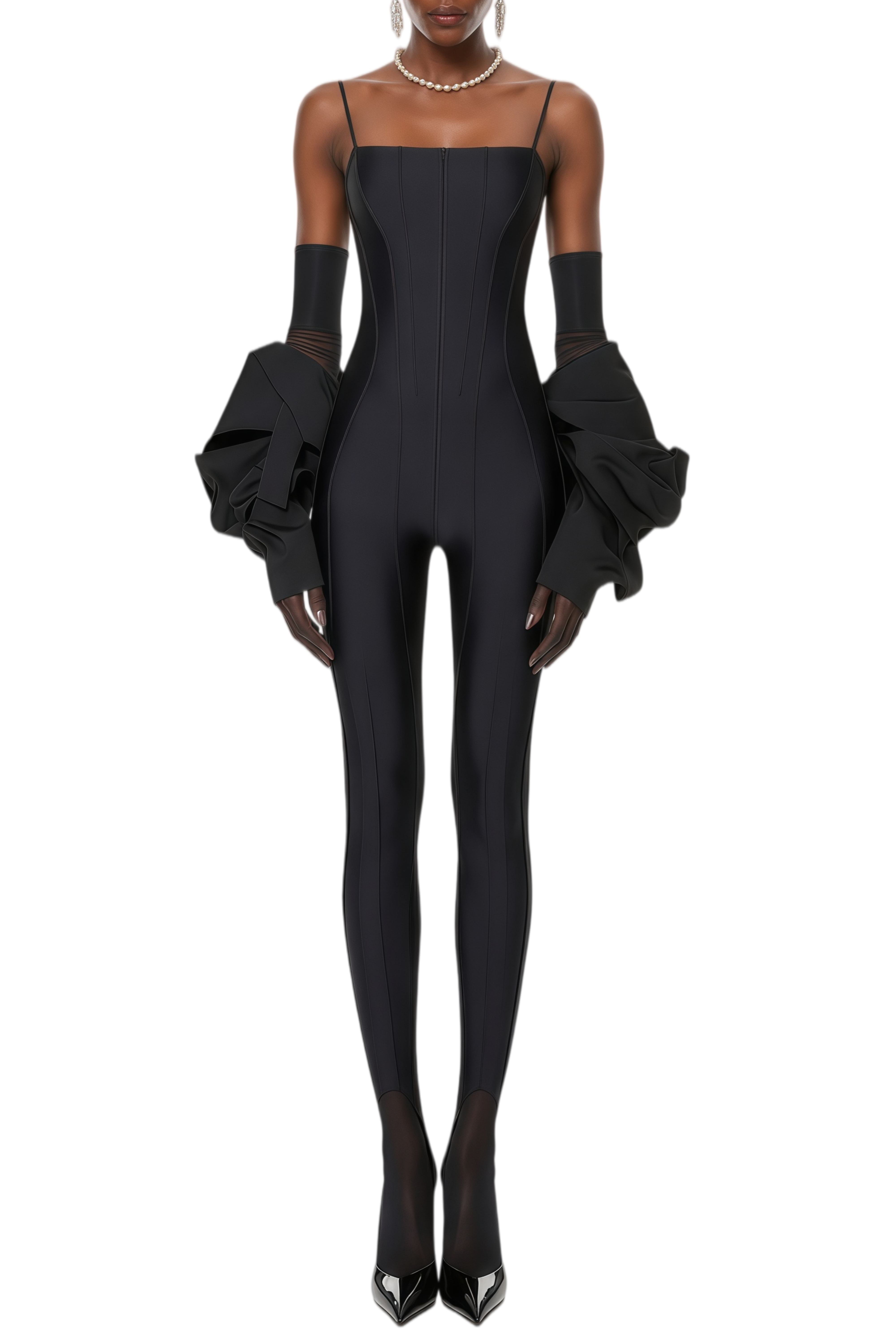 Miriam Black Corset Detail Jumpsuit