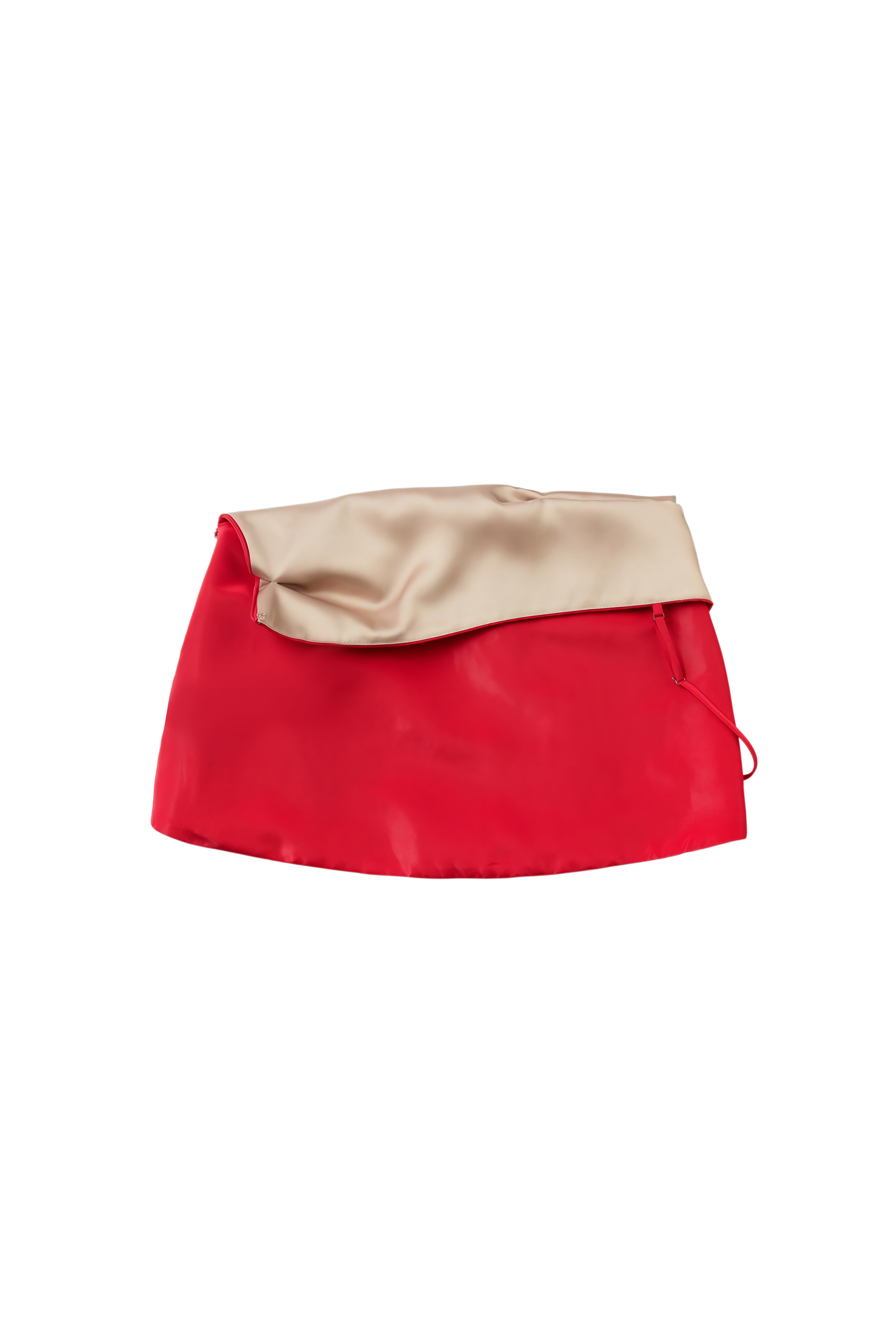 Viola Red Sleeveless Asymmetrical Top & Skirt Set