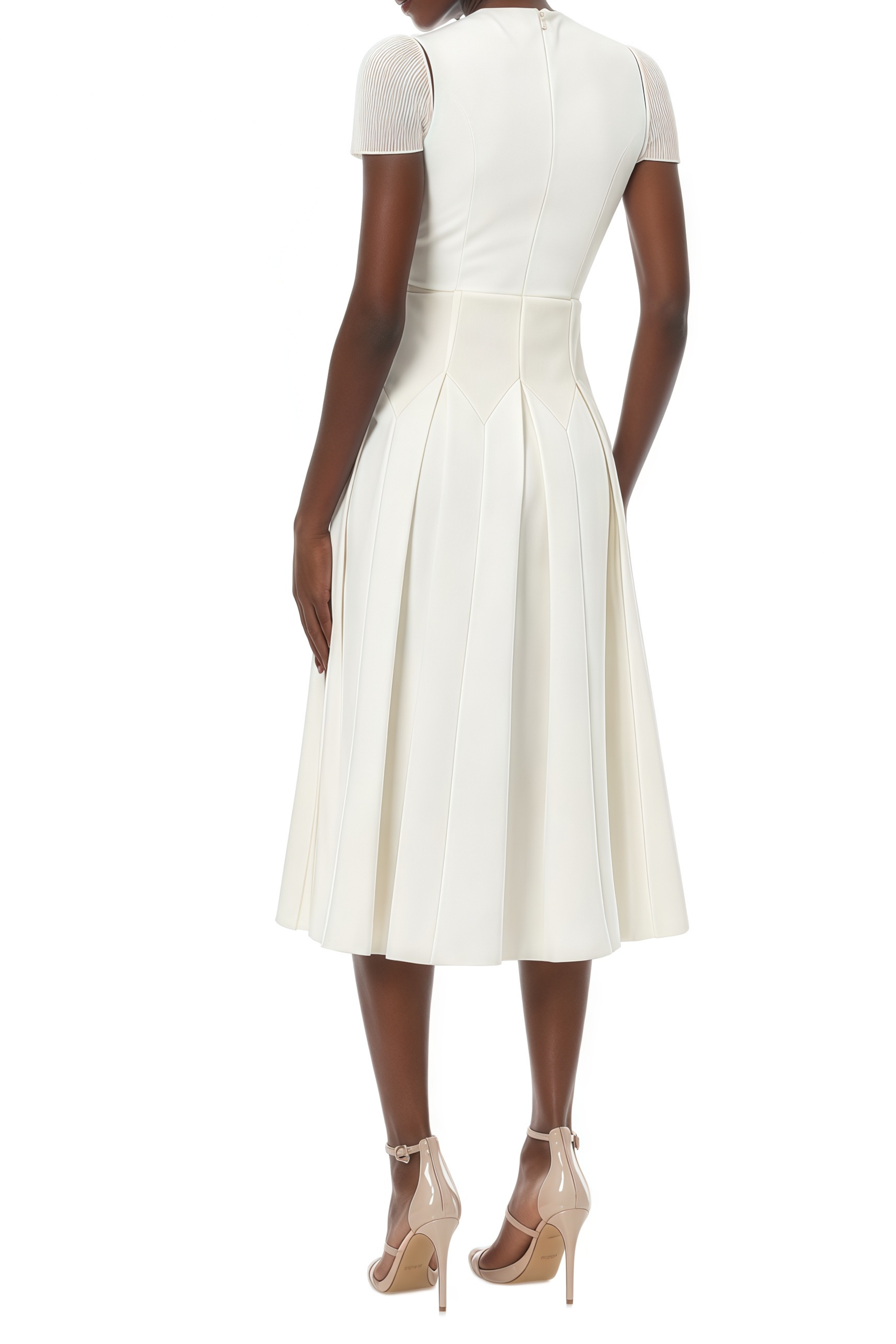 Carol White Floral Embroidered Maxi Dress