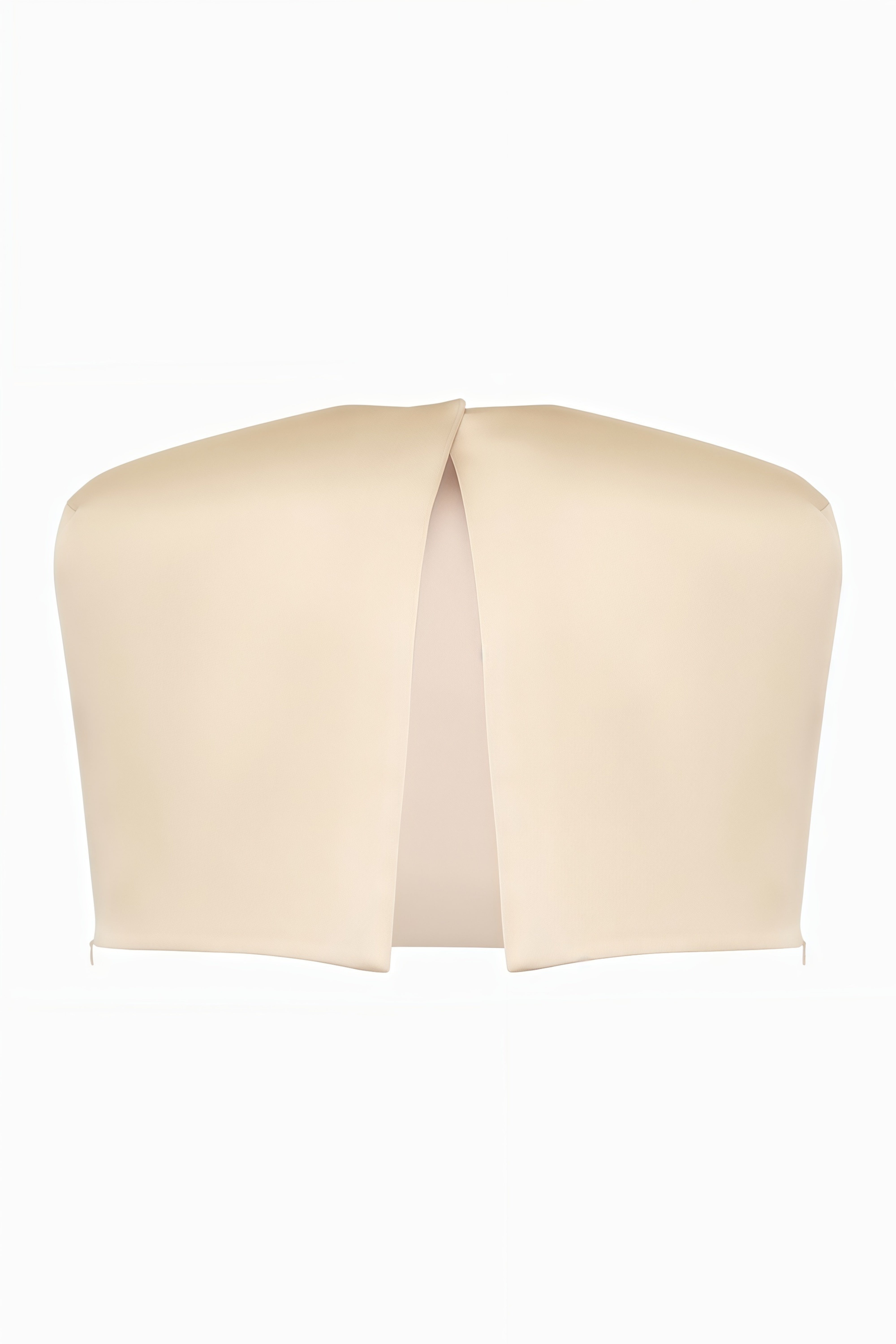 Charlotte Beige Cape & Curved Top & Asymmetrical Skirt Set