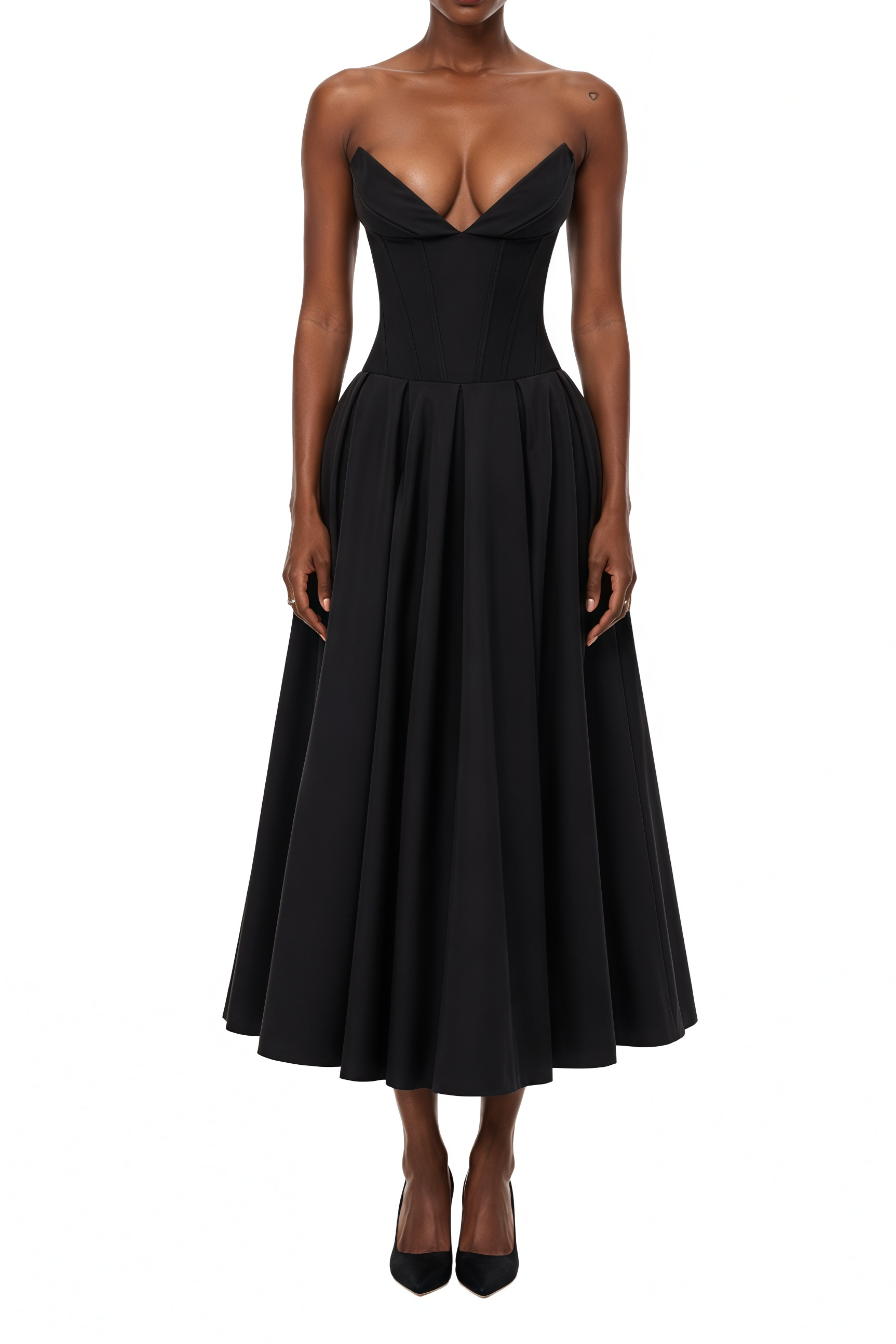 off shoulder corset dress Katherine Black Off-Shoulder Corset Dress – Relvoux Womenswear